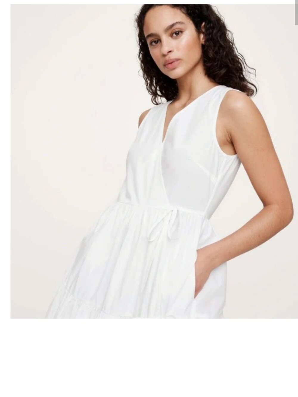Banana republic cotton poplin maxi dress NWT - Picture 3 of 3